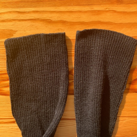 Black Tahari 100% Merino Wool Drape Open Cardigan - Picture 7 of 9